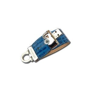  PRESTIGIO Leather Flash Drive NAND Flash 16Gb Blue Crocodile (PLDF16CRBLT3A)